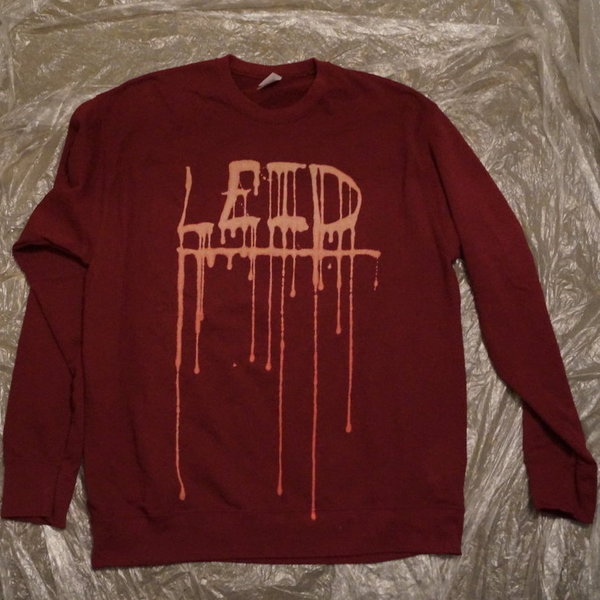 Leid "Rust Tag" Sweater Gr. L Weinrot